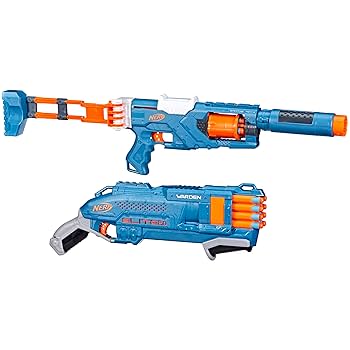 NERF Elite 2.0 Double Defense 2-Blaster Pack, Includes 6-in